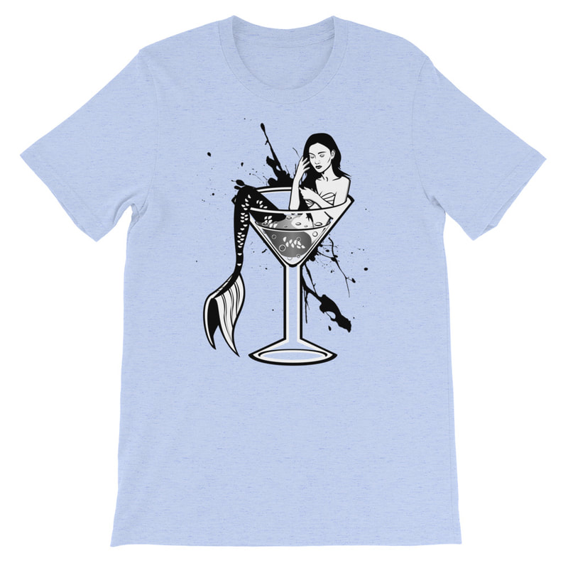 Martini Mermaid T-Shirt